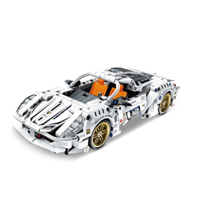iMMaster coche de carreras blanco - 437