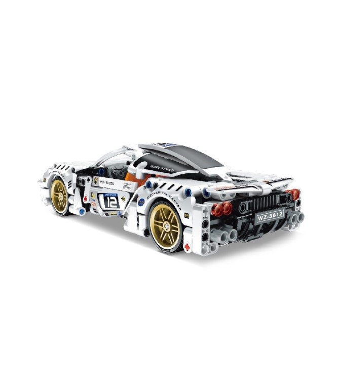 iMMaster coche de carreras blanco - 437