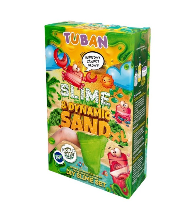 Tuban Conj DIY slime y dynamic sand XL