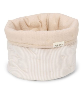 Cesta almacenam Pequeña Puro Beige Suave