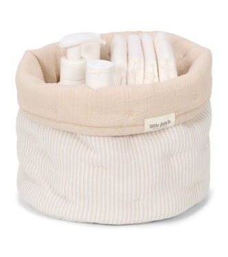 Cesta almacenam Pequeña Puro Beige Suave