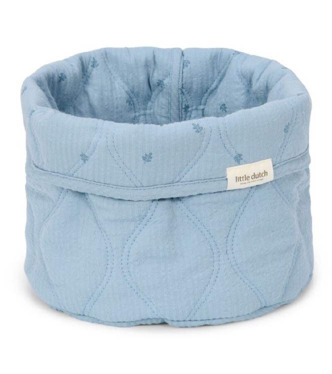 Cesta almacenami Pequeña Puro Azul Denim