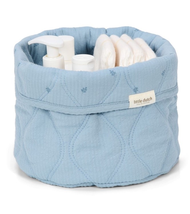 Cesta almacenami Pequeña Puro Azul Denim
