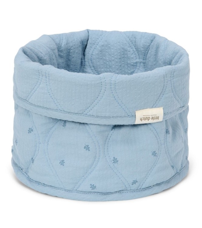 Cesta almacenami Pequeña Puro Azul Denim