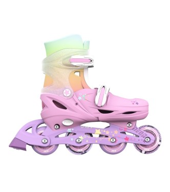 Patines Combo Neón Rainbow T.30-33