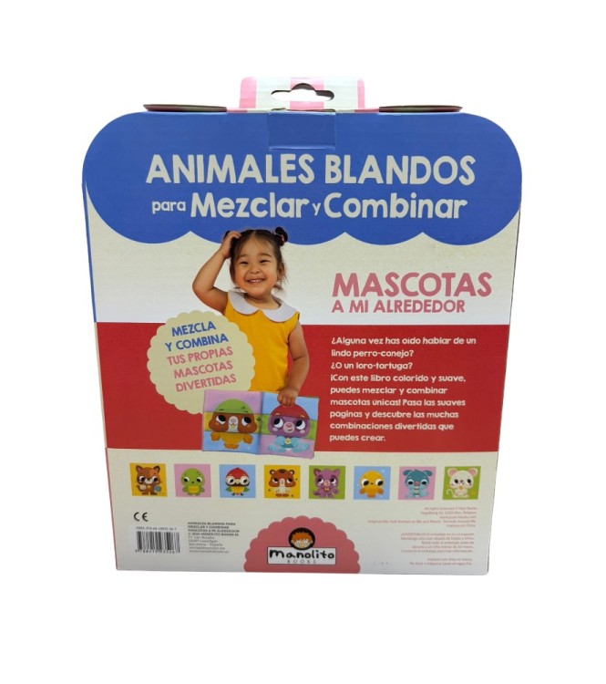 Mascotas libro de tela