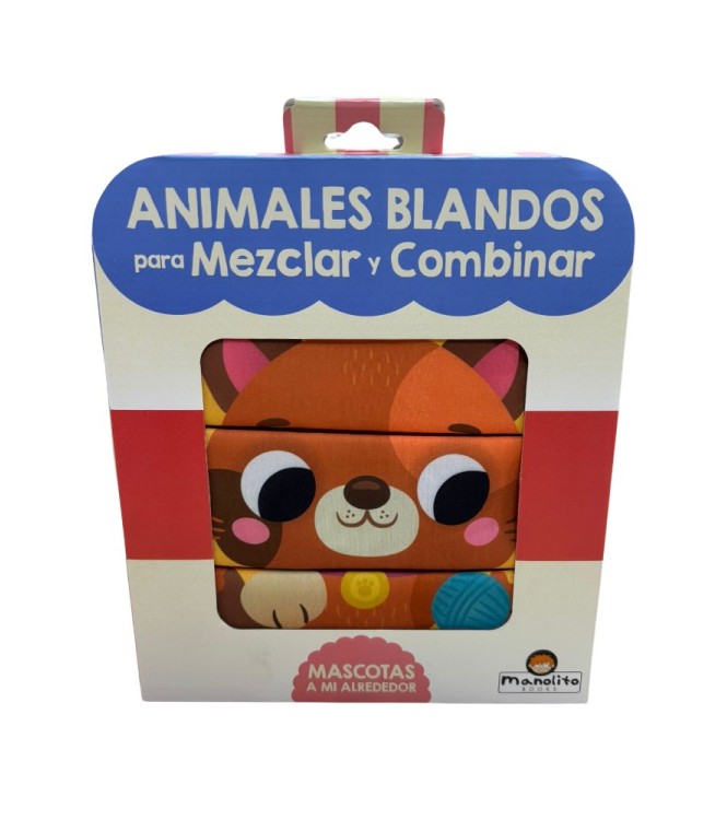 Mascotas libro de tela