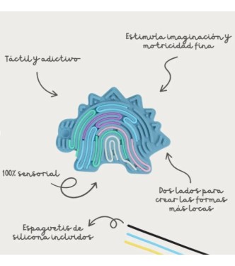 Puzzle de silicona Flexihetti Dinosaurio