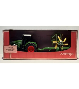 Motrix Tractor con Rastrillo Giratorio