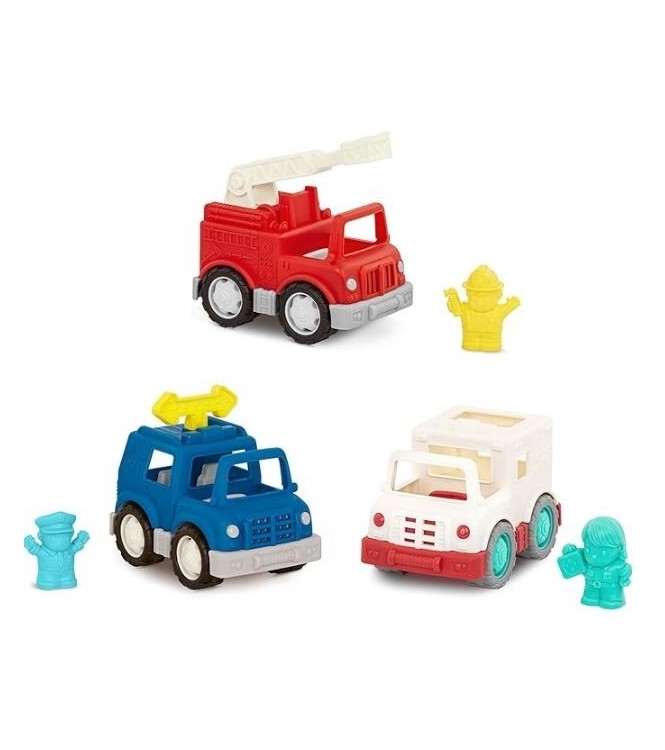 SET DE 3 MINI CAMIONES