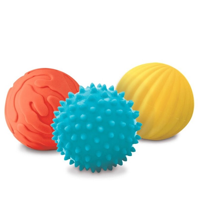 Conjunto 3 pelotas sensoriales Ludi
