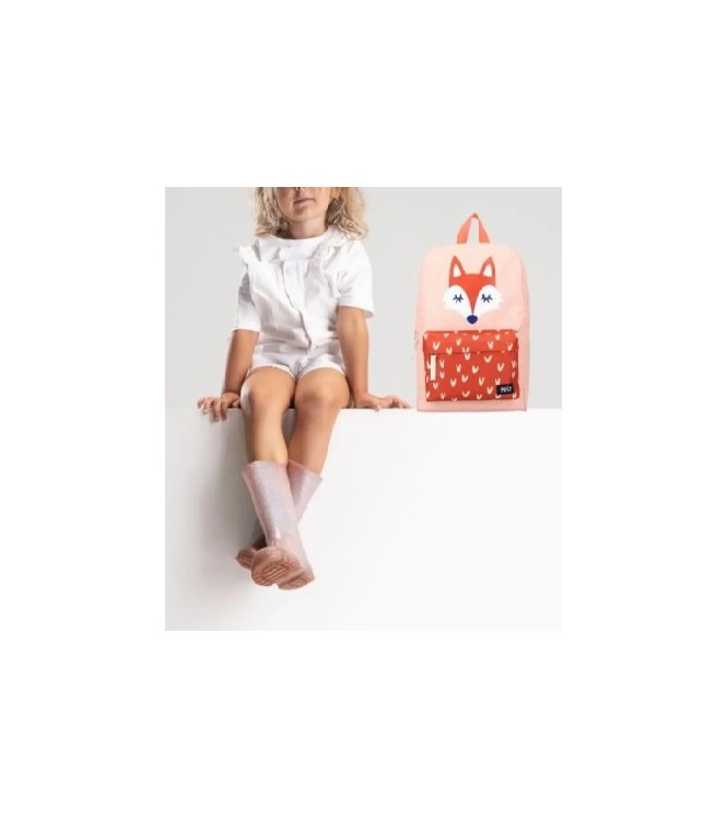 Mochila infantil zorro naranja