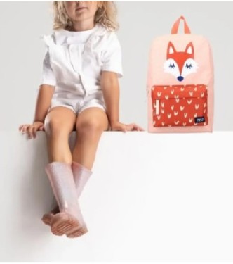 Mochila infantil zorro naranja