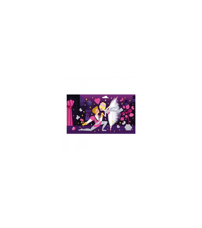 Purpurina de neon bailarina