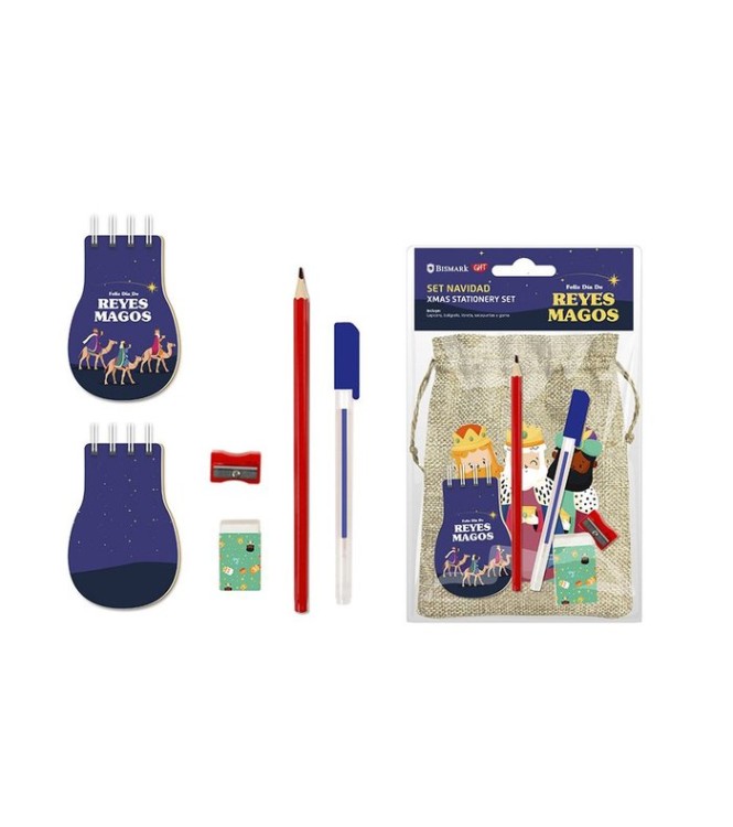 Set de papeleria Reyes Magos