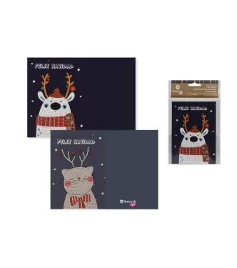 Tarjeta de felicitacion de navidad