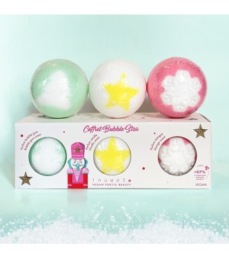 Caja con 3 bolas efervescentes Navidad