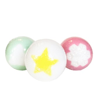 Caja con 3 bolas efervescentes Navidad