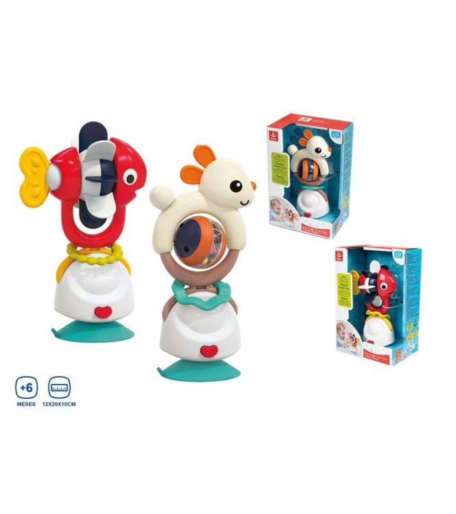 Sonajeros con Ventosa Oso-Pez-Conejo