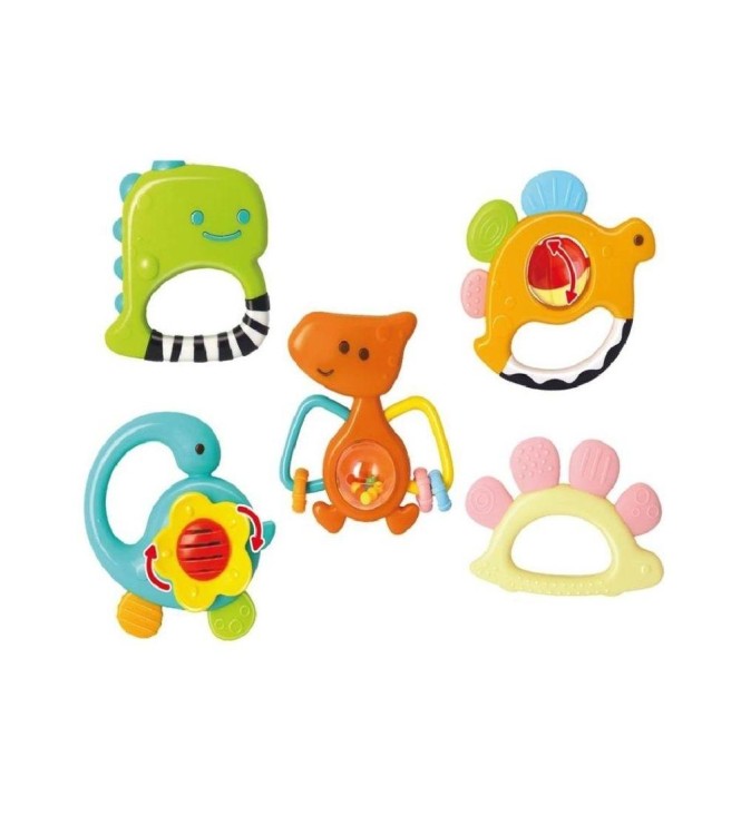 Sonajeros Dinosaurios 5 uds.