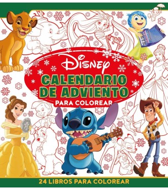 DISNEY CALENDARIO DE ADVIENTO PARA COLOR