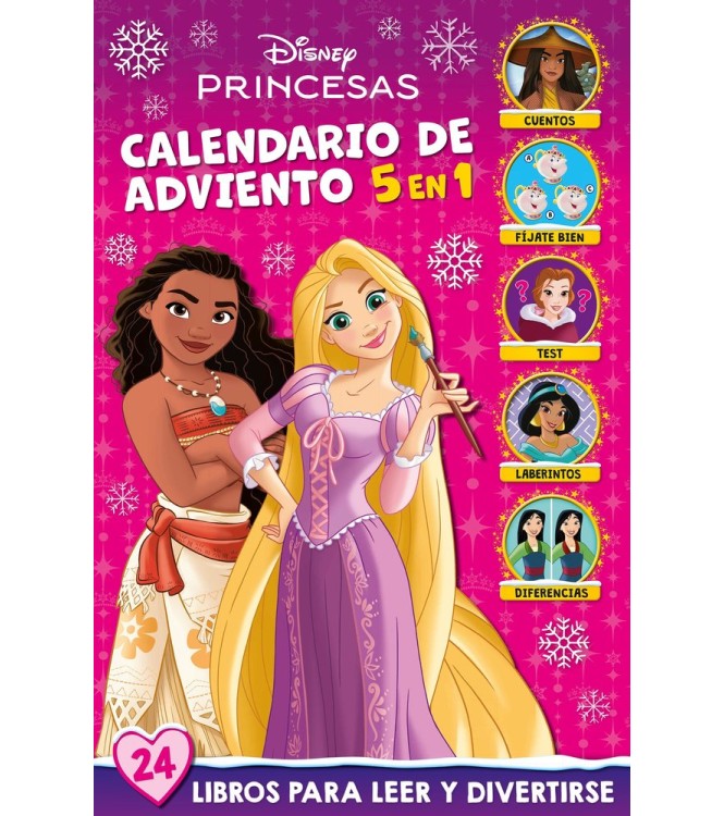 Princesas Calendario De Adviento 24 Cuen