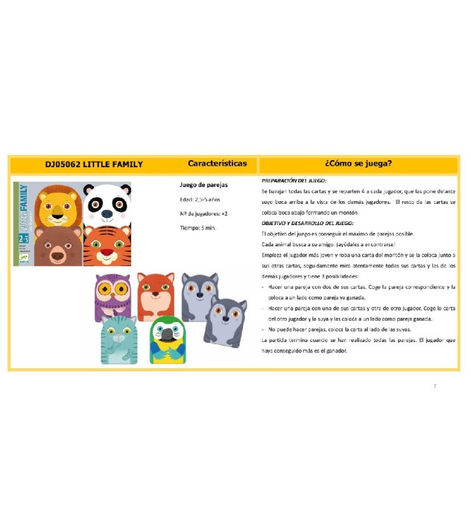 Cartas Little Family