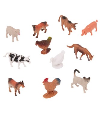 Terra Bote de 60 animales de la granja