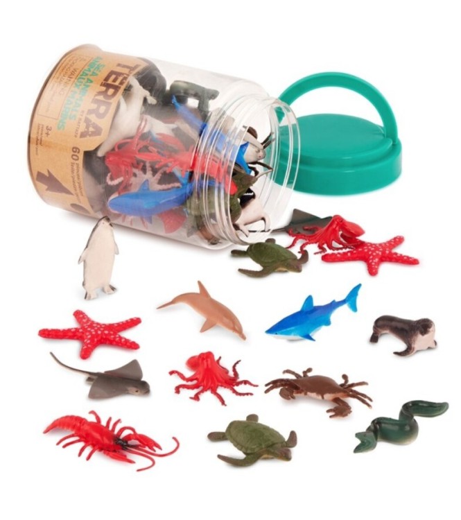 Terra Bote de 60 animales marinos