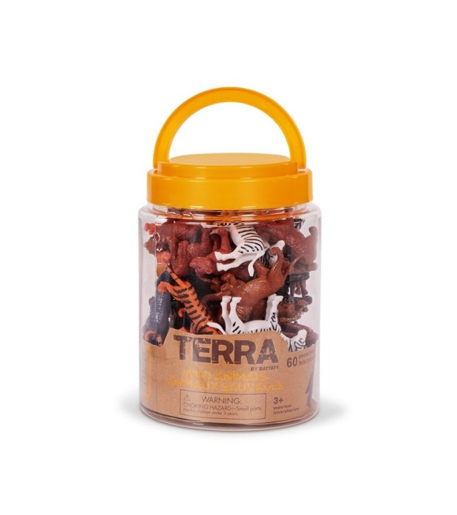 Terra Bote de 60 animales salvajes