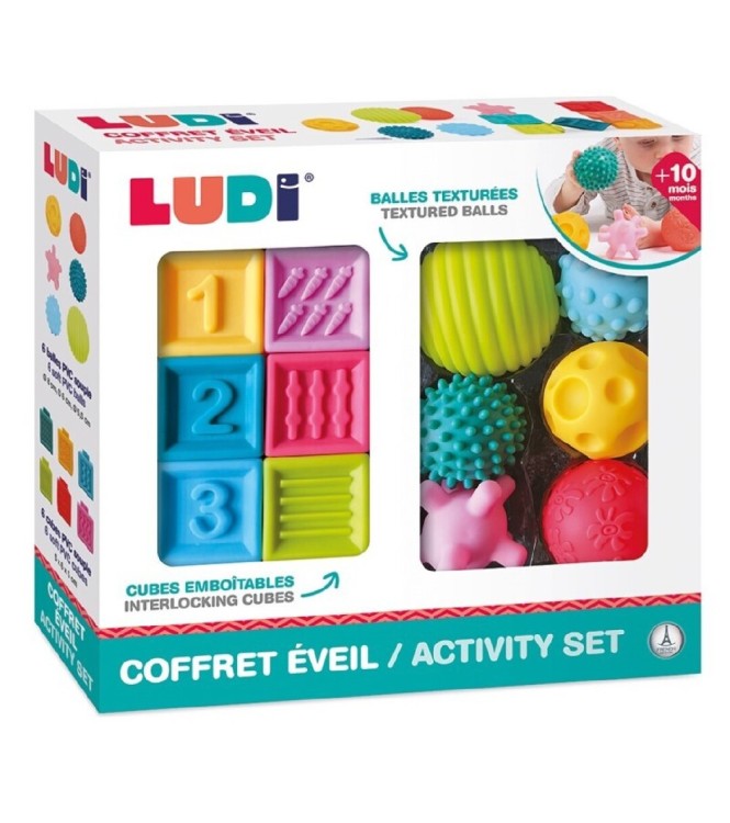 Conjunto 6 bolas 6 cubos