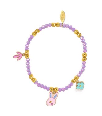 Plume brazalete Rose