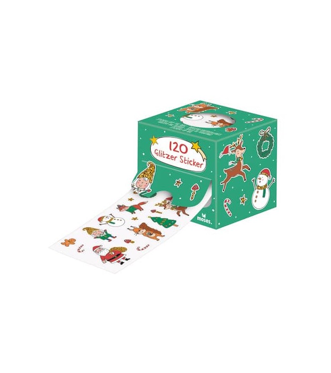 120 sticker navideños