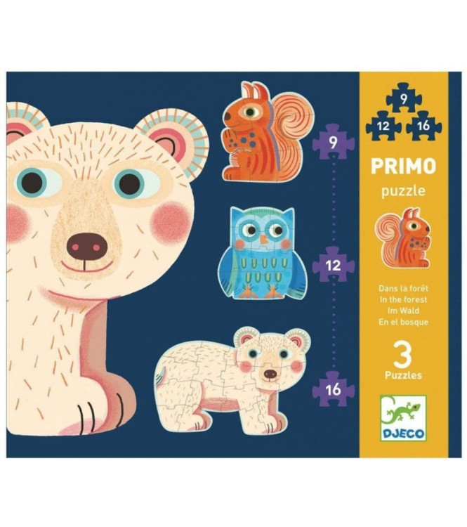 Puzzle evolutivo "En el Bosque"