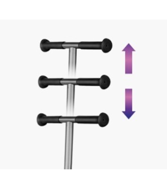 ECO Future Scooter Plegab Morado con LED