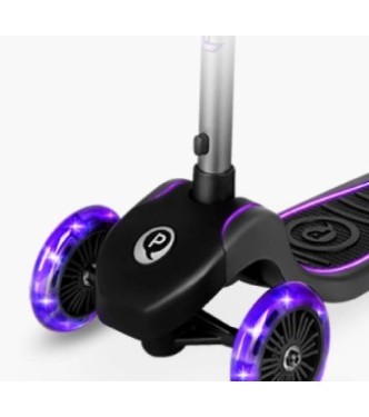 ECO Future Scooter Plegab Morado con LED