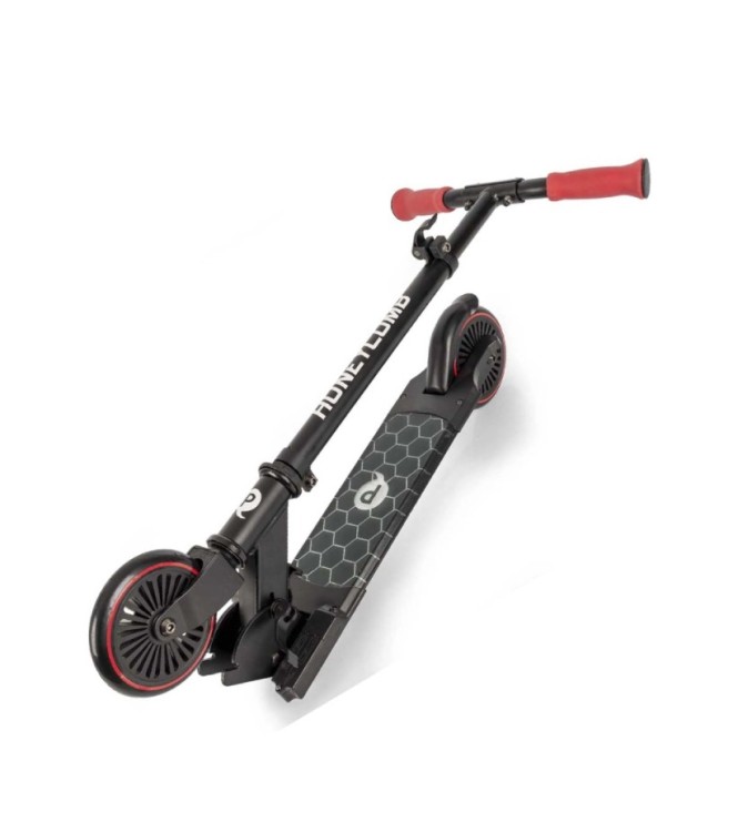 Honeycomb Scooter con LED - Rojo