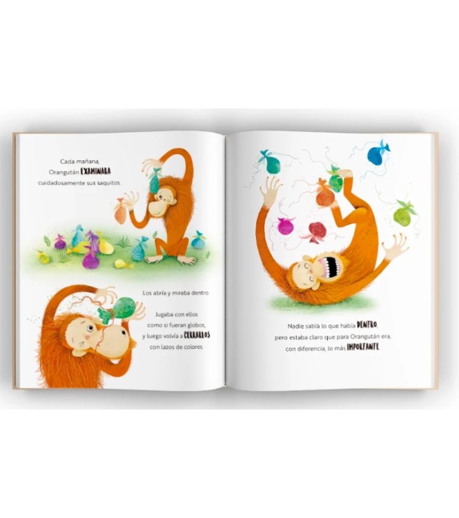Libro ilustrado - El orangután Celoso