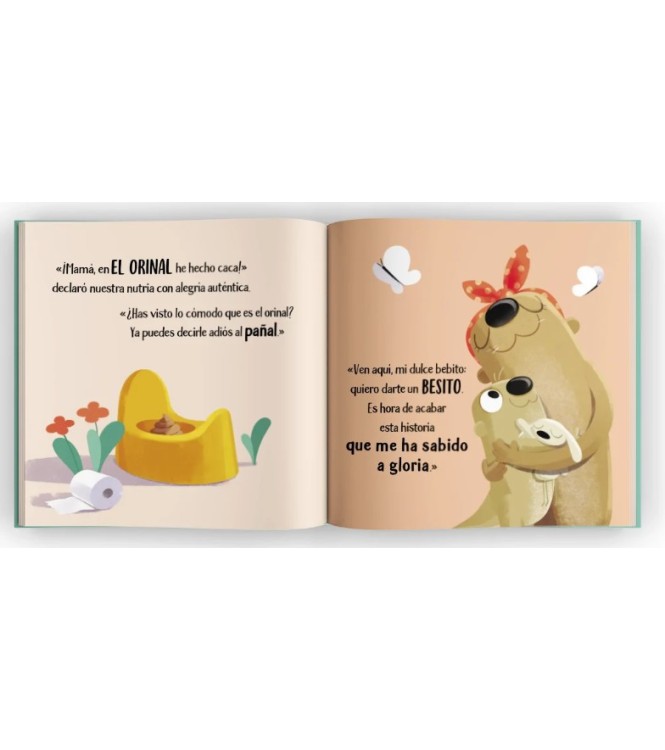 La nutria ete descubre el orinal