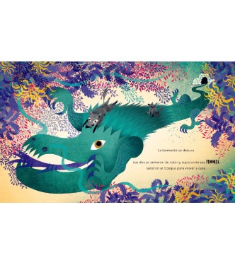 Libro ilustrado - El lobo miedoso