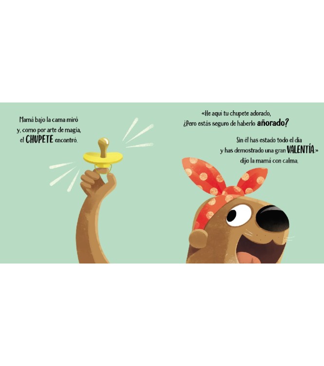 La nutria ete se despide del chupete