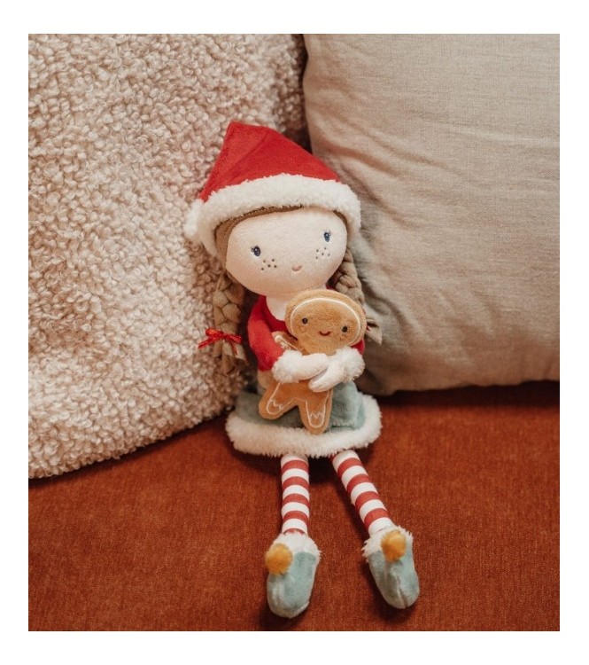 Rosa Muñeca Blandita Navidad