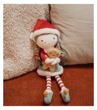 Rosa Muñeca Blandita Navidad