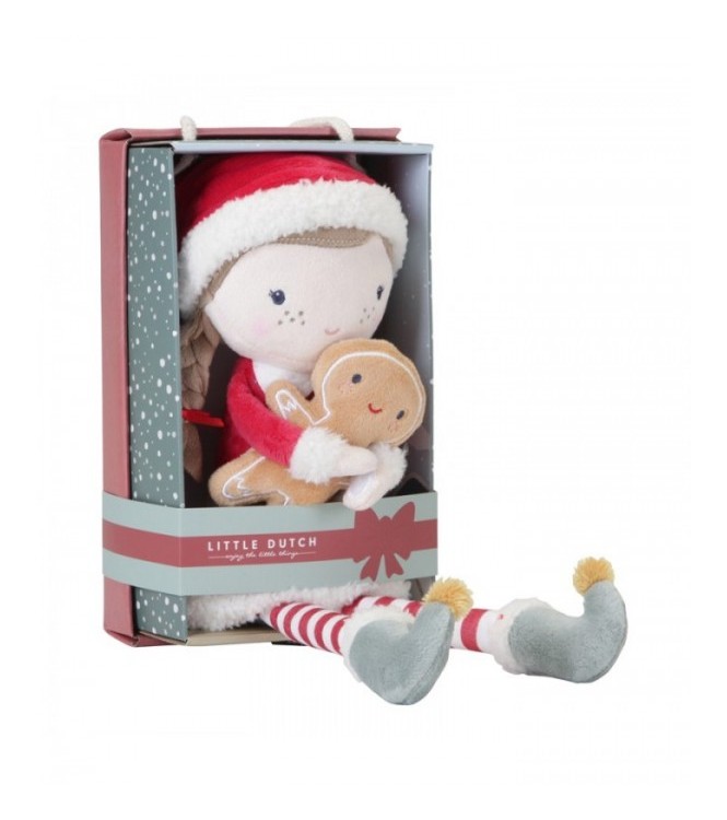 Rosa Muñeca Blandita Navidad