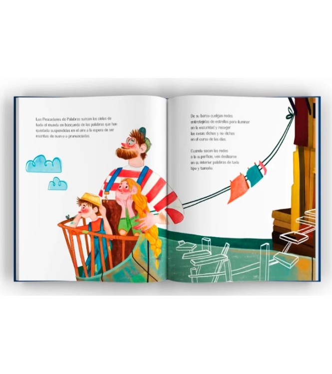 Libro ilustrado - Los pescadores de pala