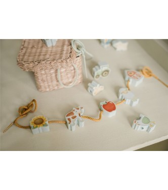 Figuras de Madera para enlazar - granja