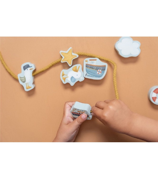 Figuras de madera para enlazar - Sea