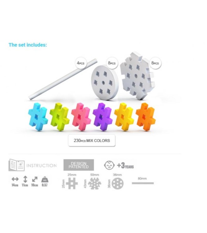 MELI Basic Neon Travel Box 250pcs