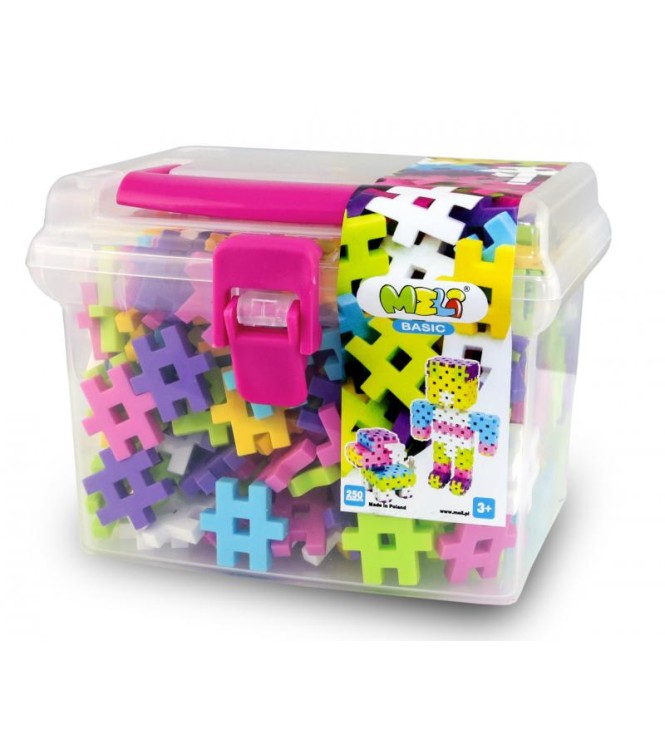 Meli Basic 250 piezas pastel - baúl