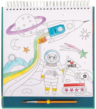 Espacio - Pintar con números